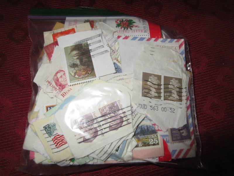 1 BAG COLLECTOR STAMPS