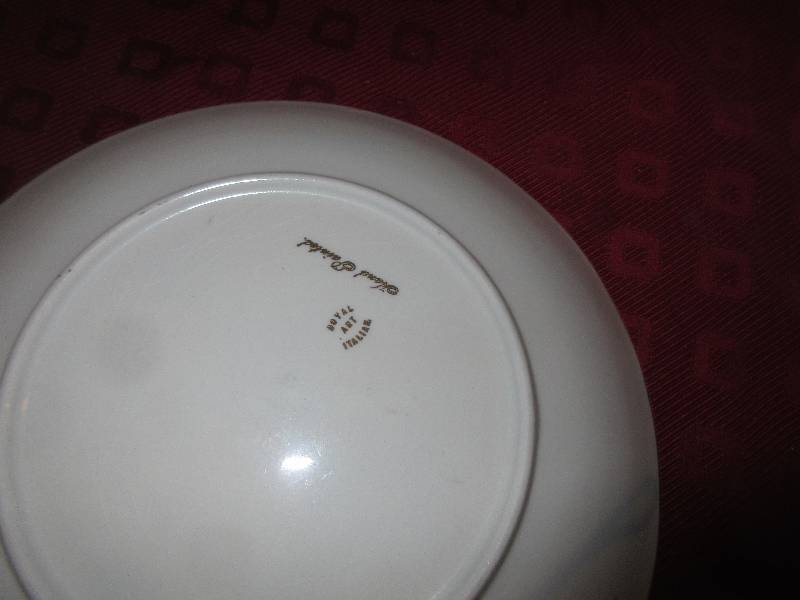 ROYAL ITALLION HAND PAINTED PLATE