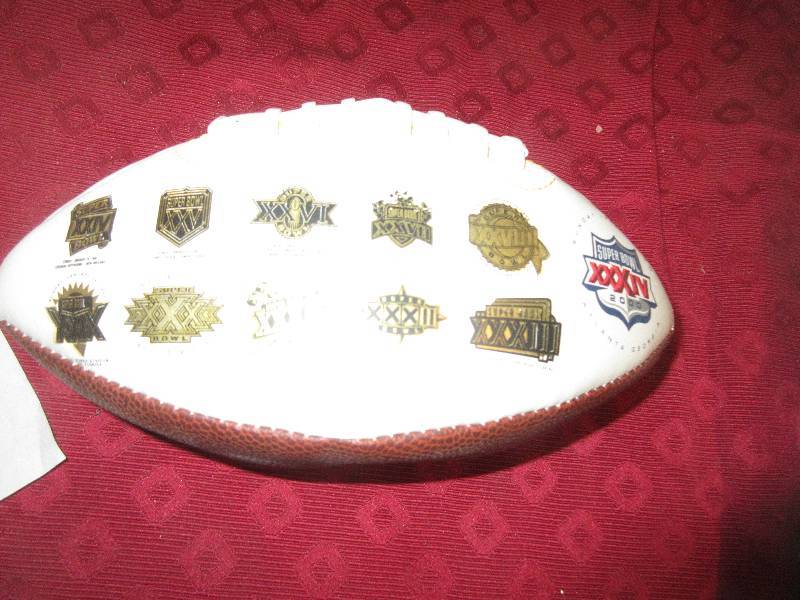 2000 SUPER BOWL FOOTBALL