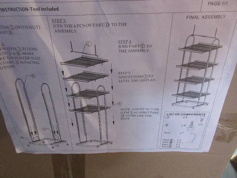 4 TIER SHELF