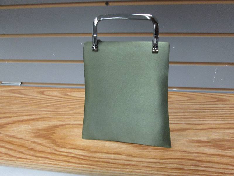 Unique olive green purse...