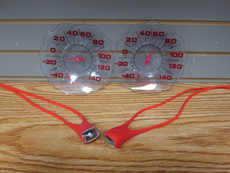 Timex thermometers, 2 neck LED ligh...