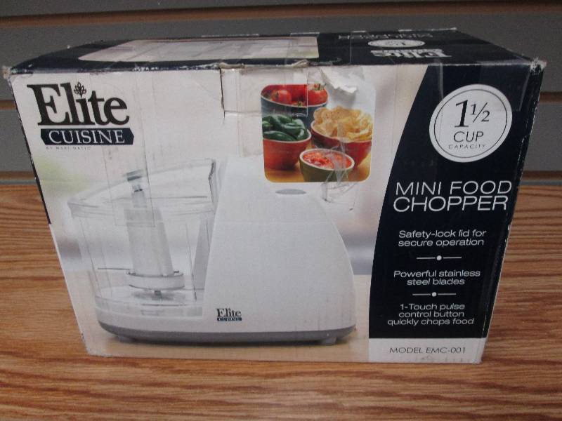 Elite Cuisine 1 12 cup mini food c...