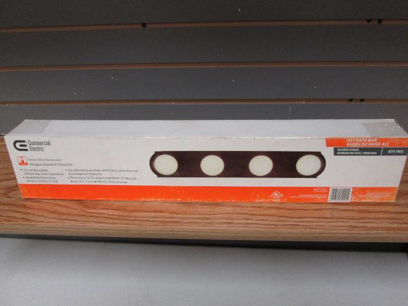 Commercial Electric 4 light bath ba...
