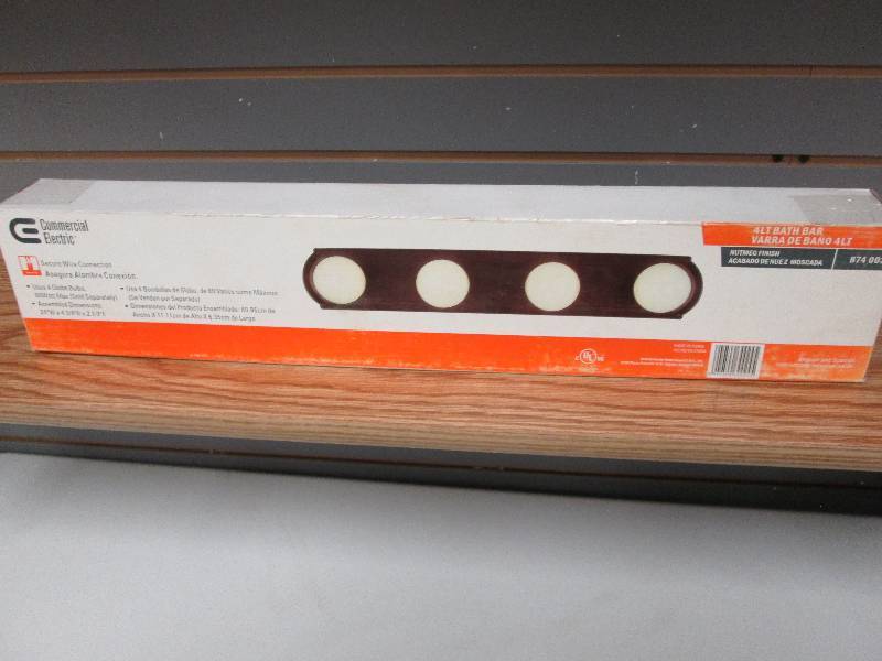 Commercial Electric 4 light bath ba...