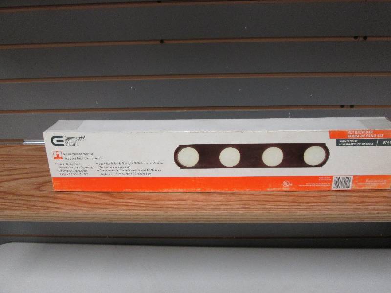 Commercial Electric 4 light bath ba...