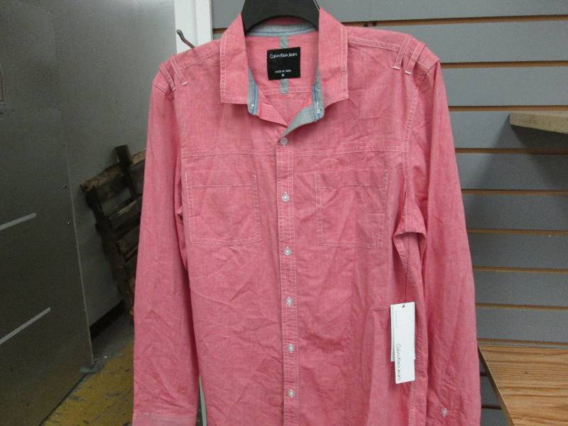 Calvin Klein faded poppy long sleev...