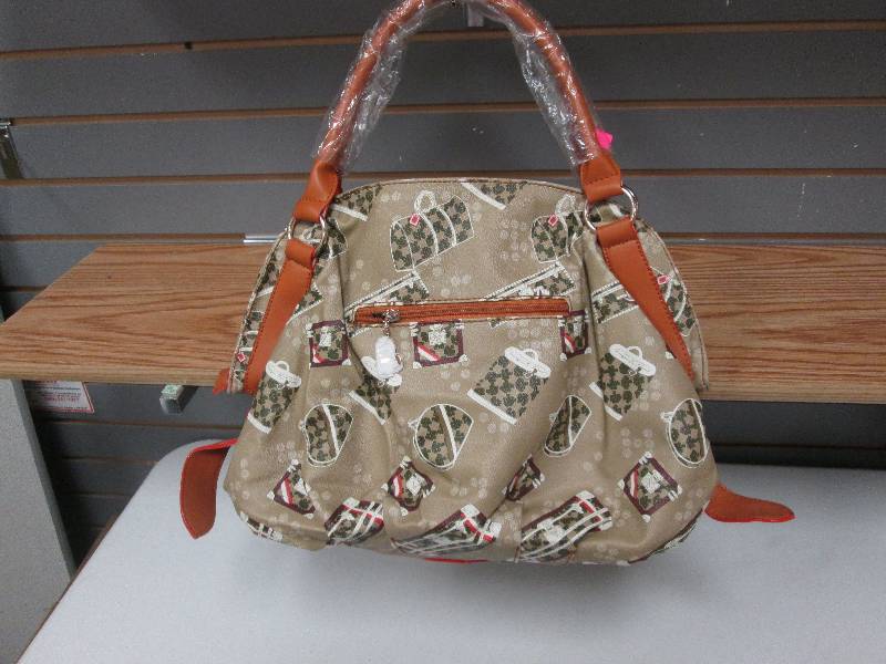 Tanolive green  patterned large pu...
