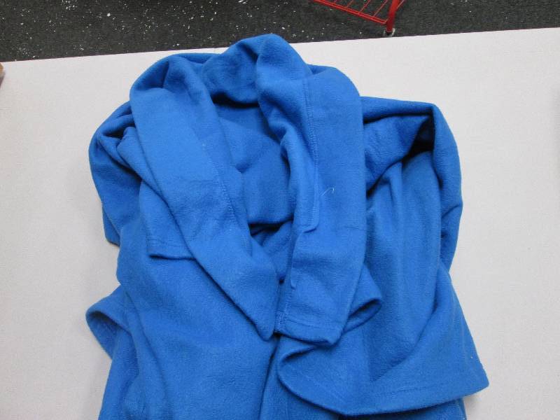 Blue snuggle blanket robe...