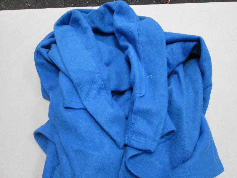 Blue snuggle blanket robe...