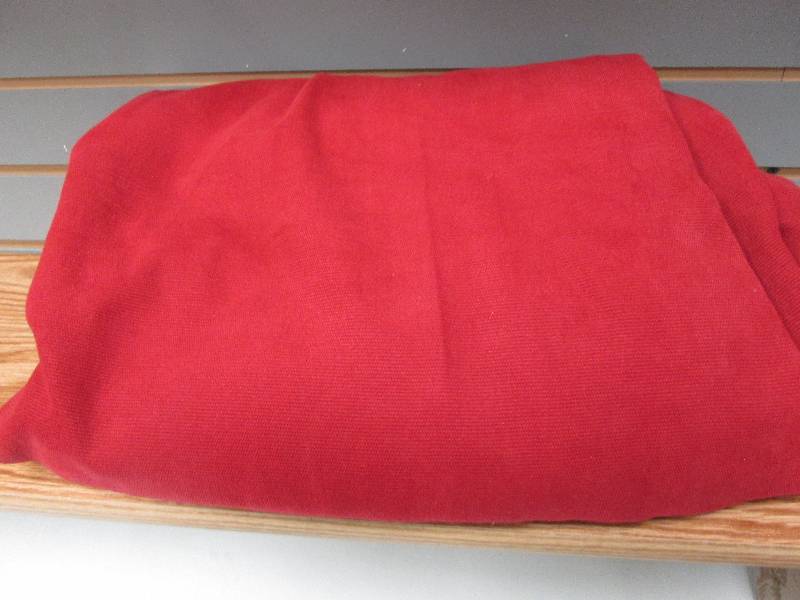 Red futon mattress cover...