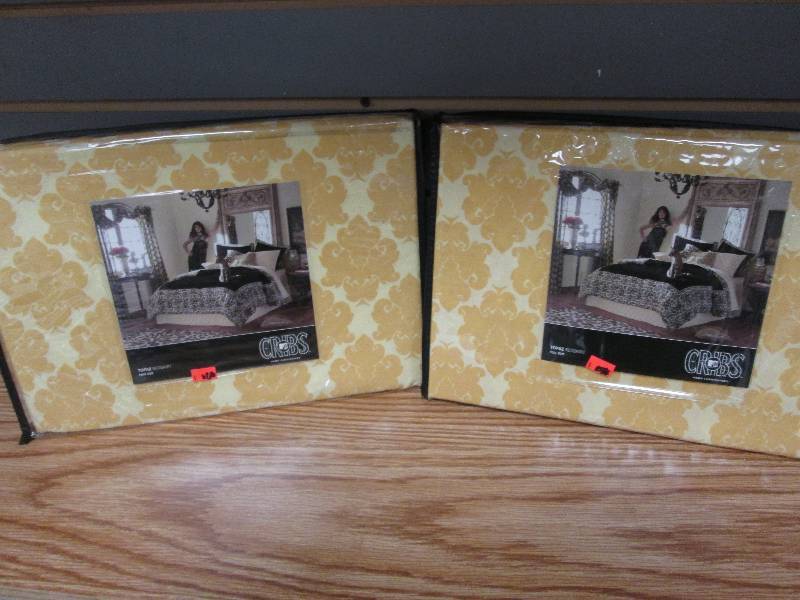 Lot of 2 topaz twin size bedskirt...