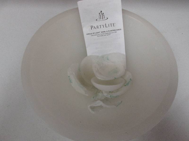 PartyLite Circle of Light Bowl  & F...