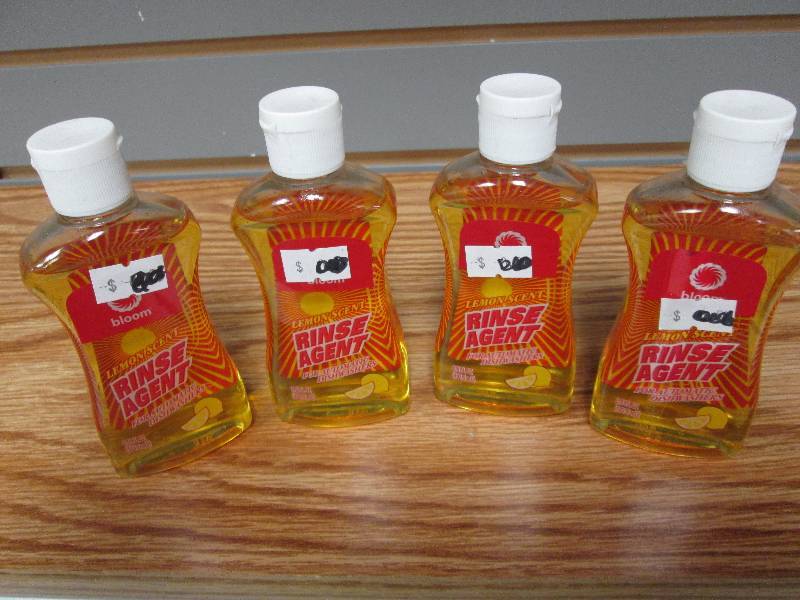Lot of 4 lemon scented rinse agent ...