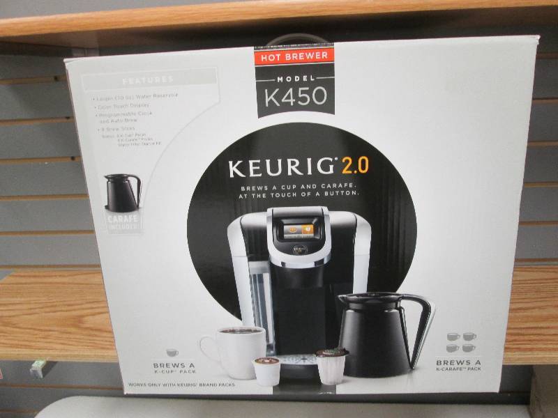 Keurig K-450  brews a cup & carafe ...