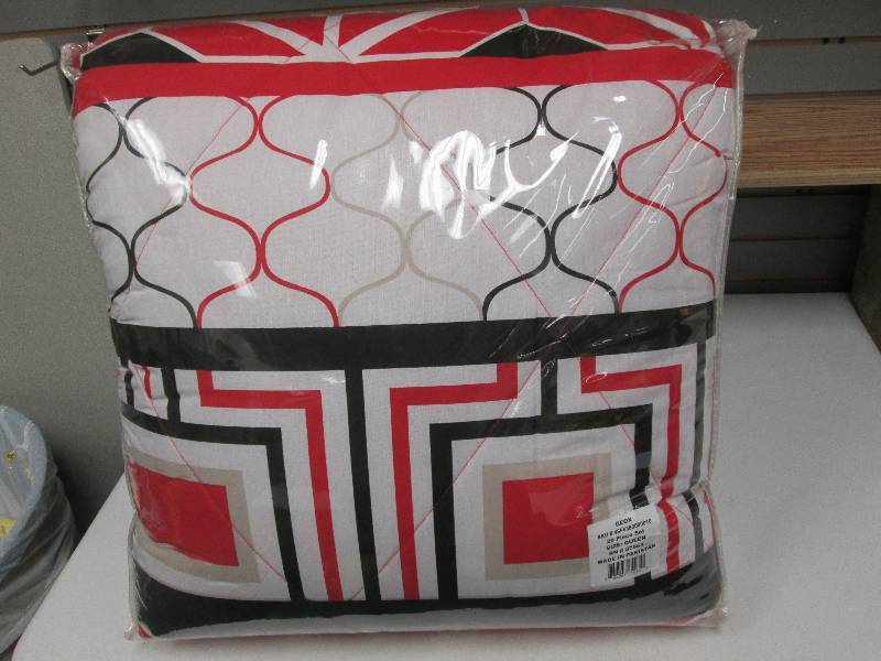 Geometric pattern 20 pc queen beddi...