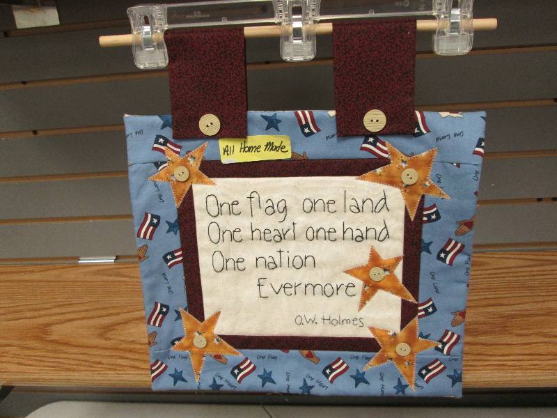 Patriotic wall hanging Hand made ...