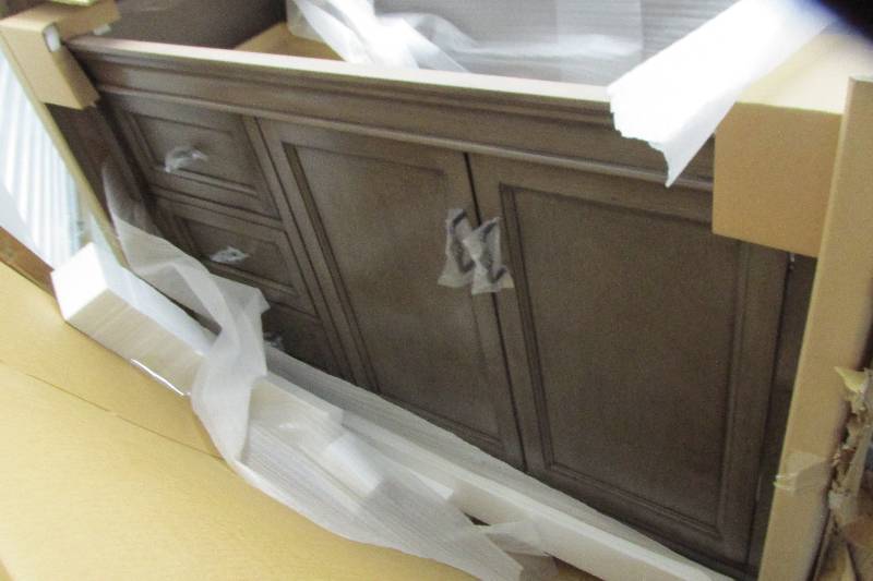 lot 101 image: 49 inch w granite vanity...