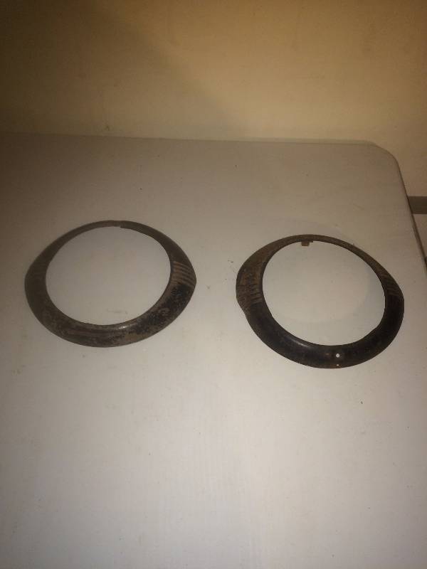 Vintage Head light trim pieces