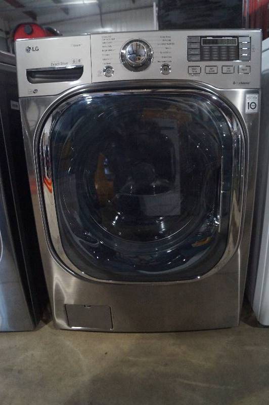 lot 6 image: LG Front Load Washer in Graphite Steel