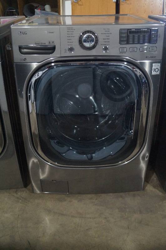 lot 13 image: LG Front Load Washer in Graphite Steel