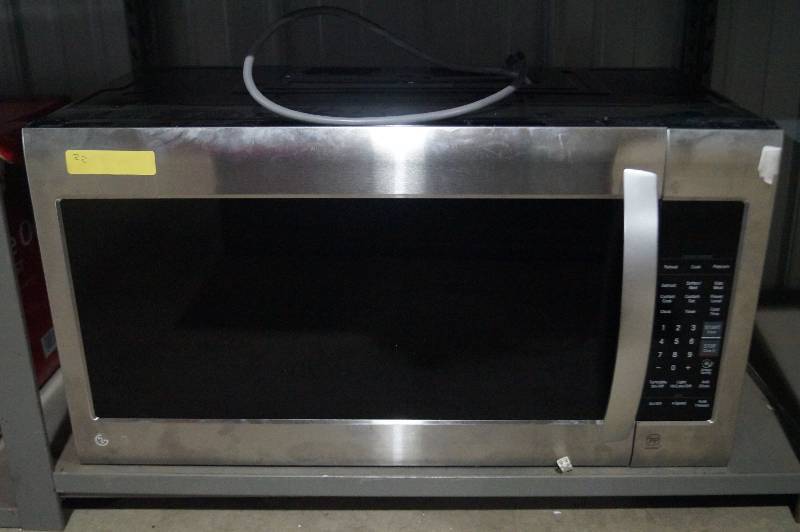 lot 22 image: Over the Range Microwave in Stainless Steel