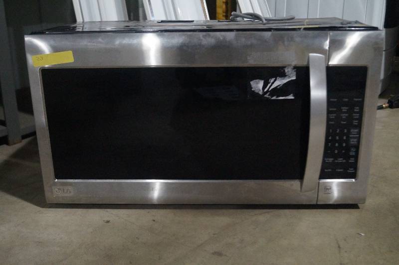 lot 23 image: Over the Range Microwave in Stainless Steel