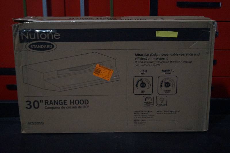 lot 30 image: NuTone Range Hood