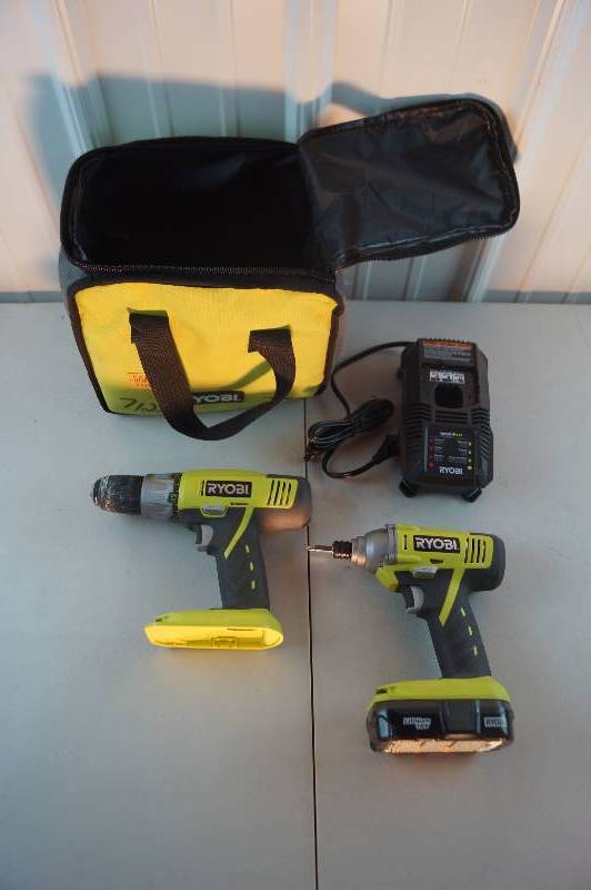 Ryobi Drills, Chargers & Battery