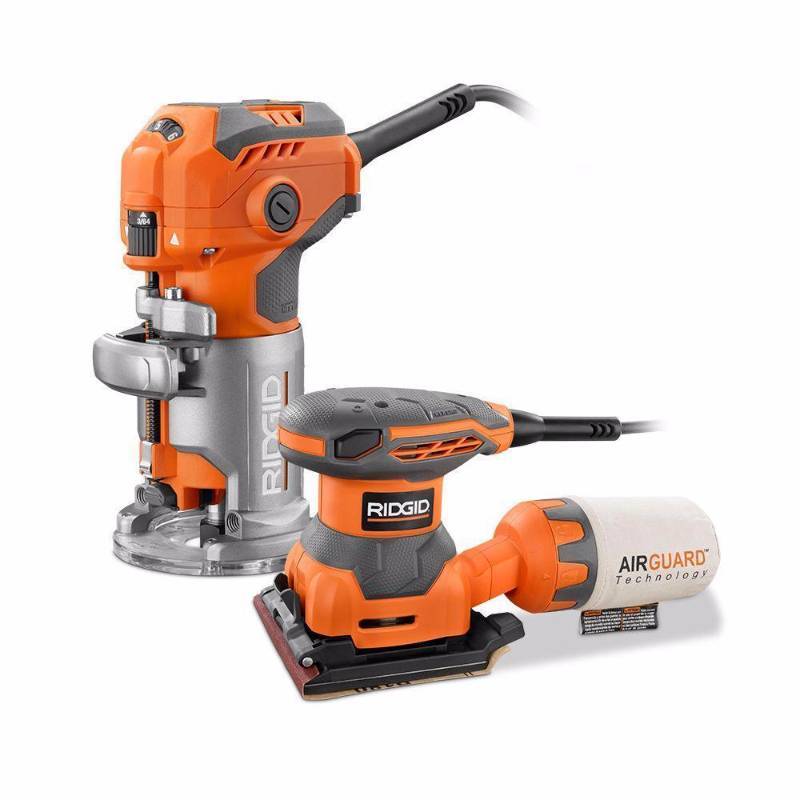Ridgid Trim Router With 14 in. Sheet Sander Pack