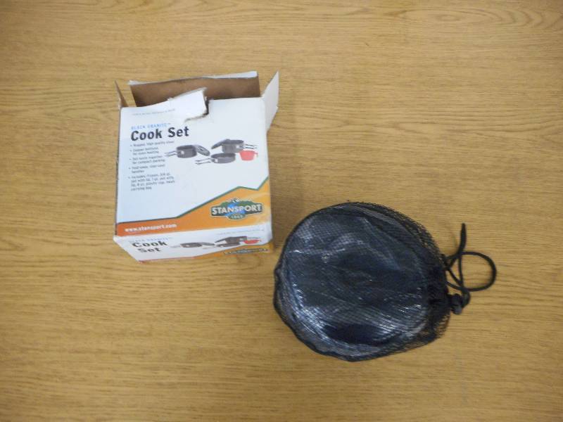 BLACK GRANITE COOKING SET