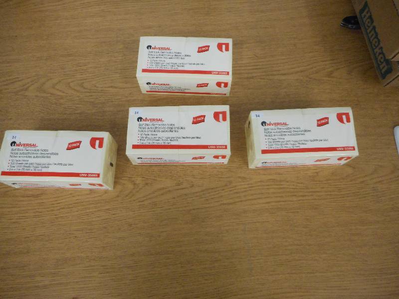 4 CASES OF POST IT NOTES