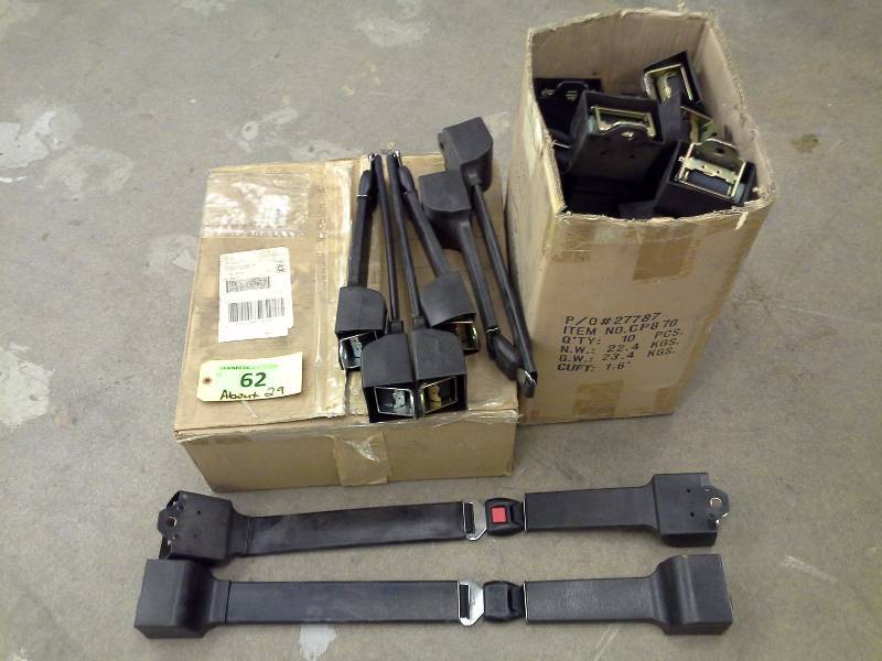 lot 62 image: BELT WHEELCHAIR SECURING GILLIG 53-20376-001