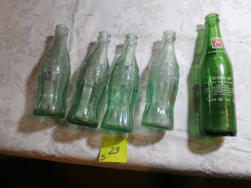 old coke bottles7 up