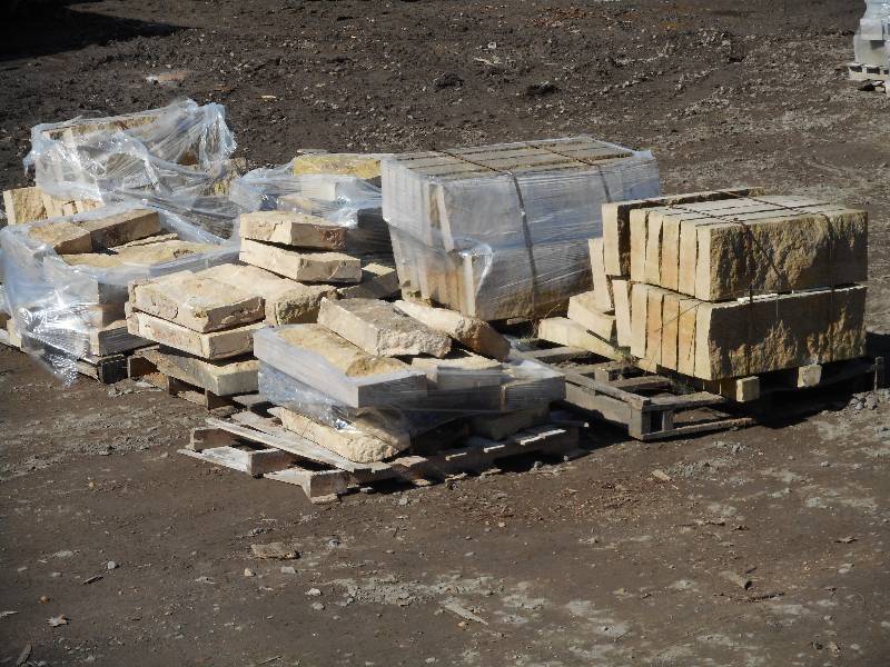 lot 3 image: (7) Pallets Of Assorted Landscape B...
