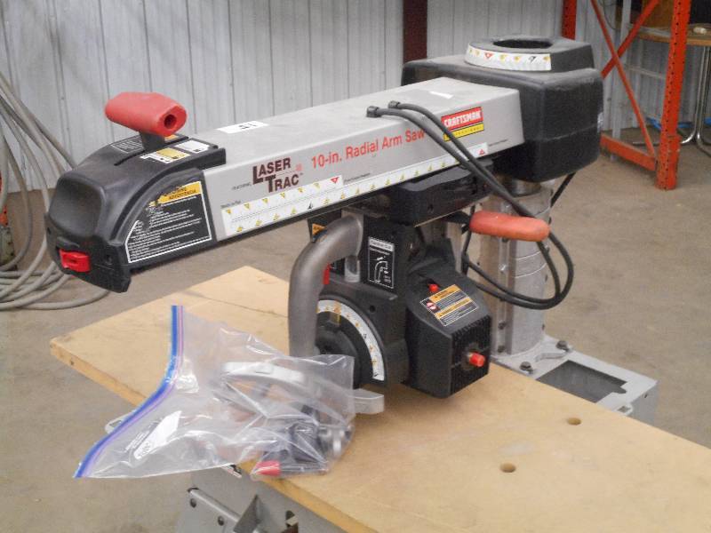 Craftsman laser trac clearance radial arm saw