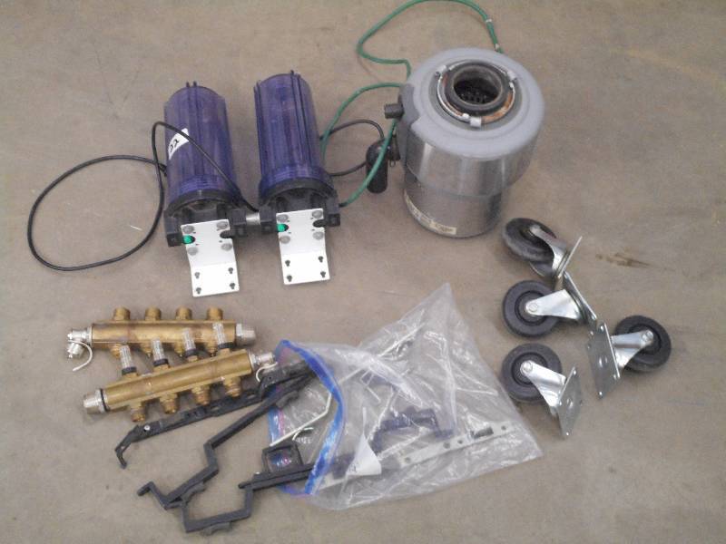 lot 22 image: Lot Of Water Filters & Caster Wheel...