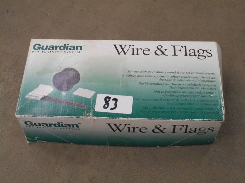 lot 83 image: Gaurdian Invisible Fence Wire & Fla...
