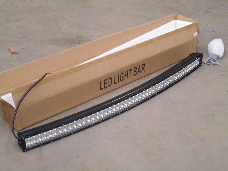 lot 86 image: New 50 12Volt Curved LED Light Bar...