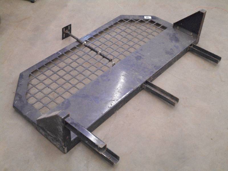 lot 103 image: 26x57 Steel Stake-Pocket Mount He...