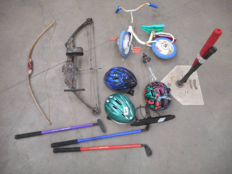 lot 124 image: Lot Of Toddler Toys,  (2) Bows, Et...
