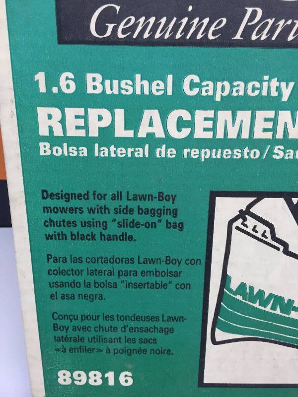 LAWNBOY BAGGER BAG