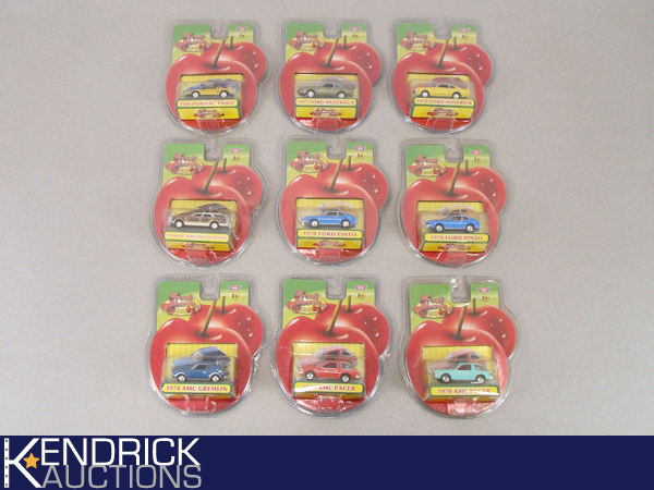 lot 11 image: 9 MINT on Card Fresh Cherries Cars