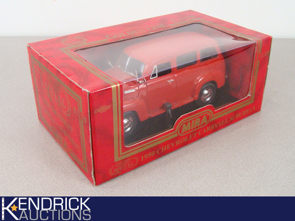 lot 44 image: MIB MIRA 118 Scale 1950 Chevrolet Carryall Suburban