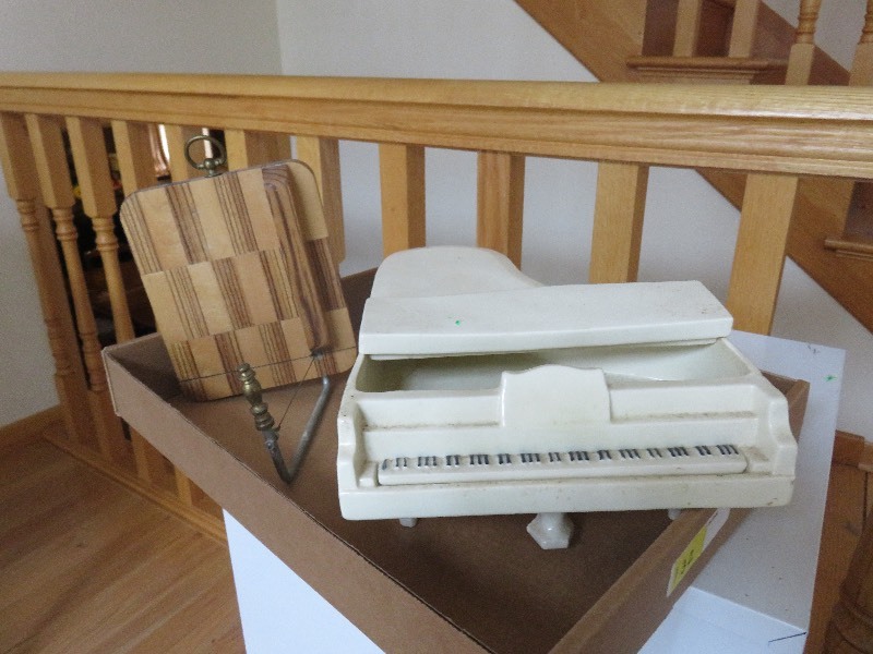 Cheese slicer and Red Wing piano