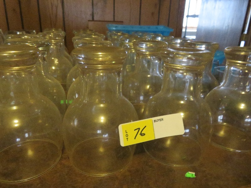 Large lot of glassware