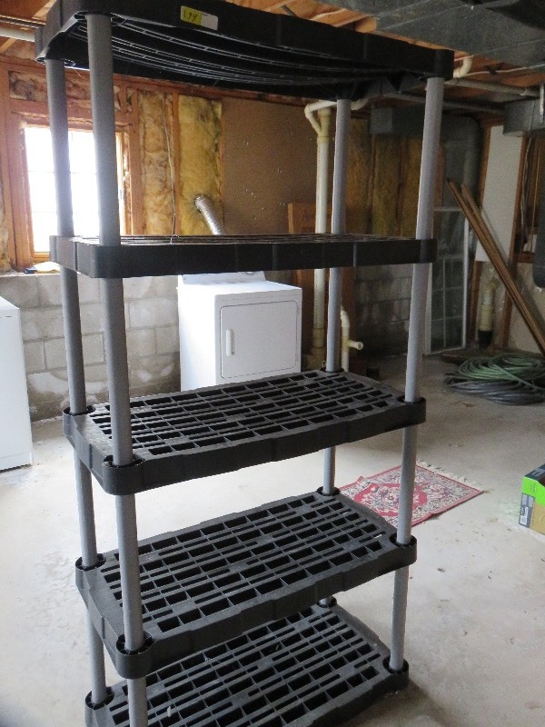 Heavy plastic racking