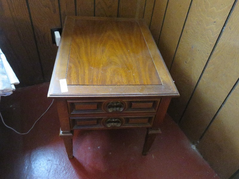 Wood End Table