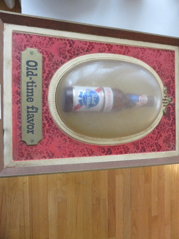 Pabst Blue Ribbon Beer Sign