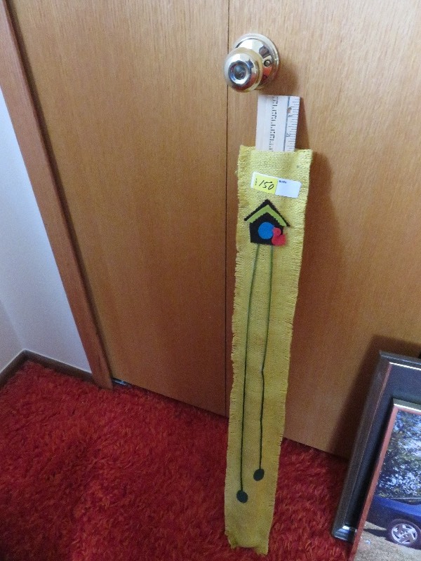 yard sticks and holder